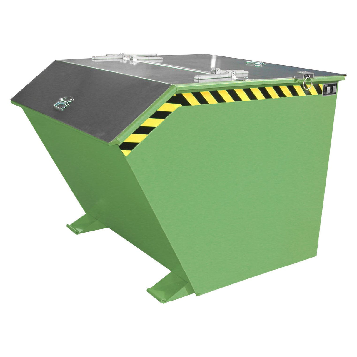 BAUER Südlohn Kippbehälter Typ GU 1500 RAL 6011 Resedagrün - Art.-Nr. 4409-05-0000-4