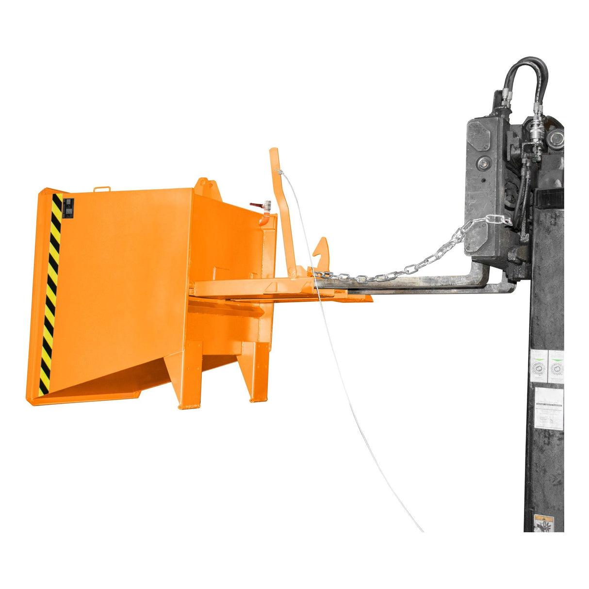 BAUER Südlohn Späne-Kippbehälter Typ SGU-RZ 55 RAL 2000 Gelborange - Art.-Nr. 4409-31-0000-1