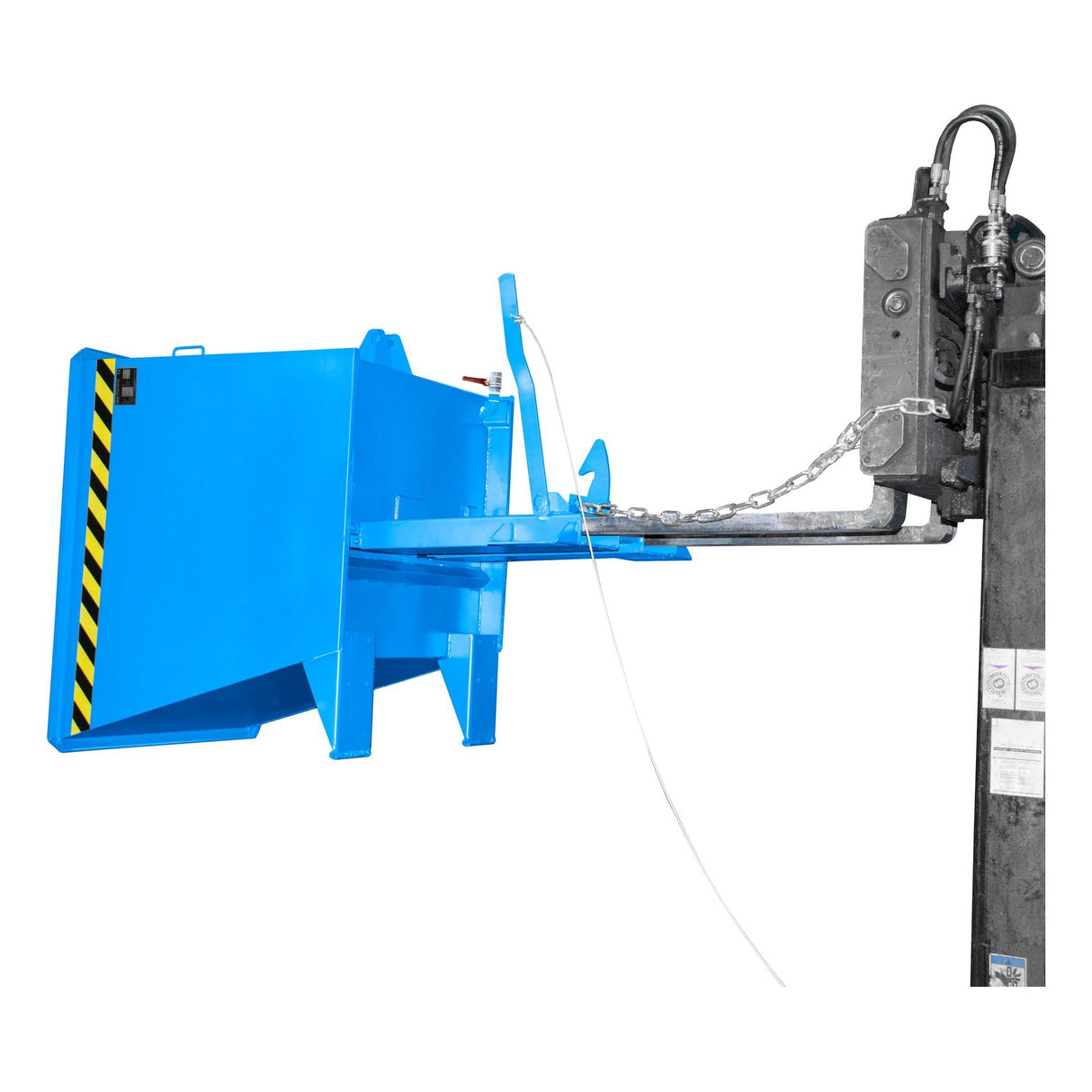 BAUER Südlohn Späne-Kippbehälter Typ SGU-RZ 55 RAL 5012 Lichtblau - Art.-Nr. 4409-31-0000-3