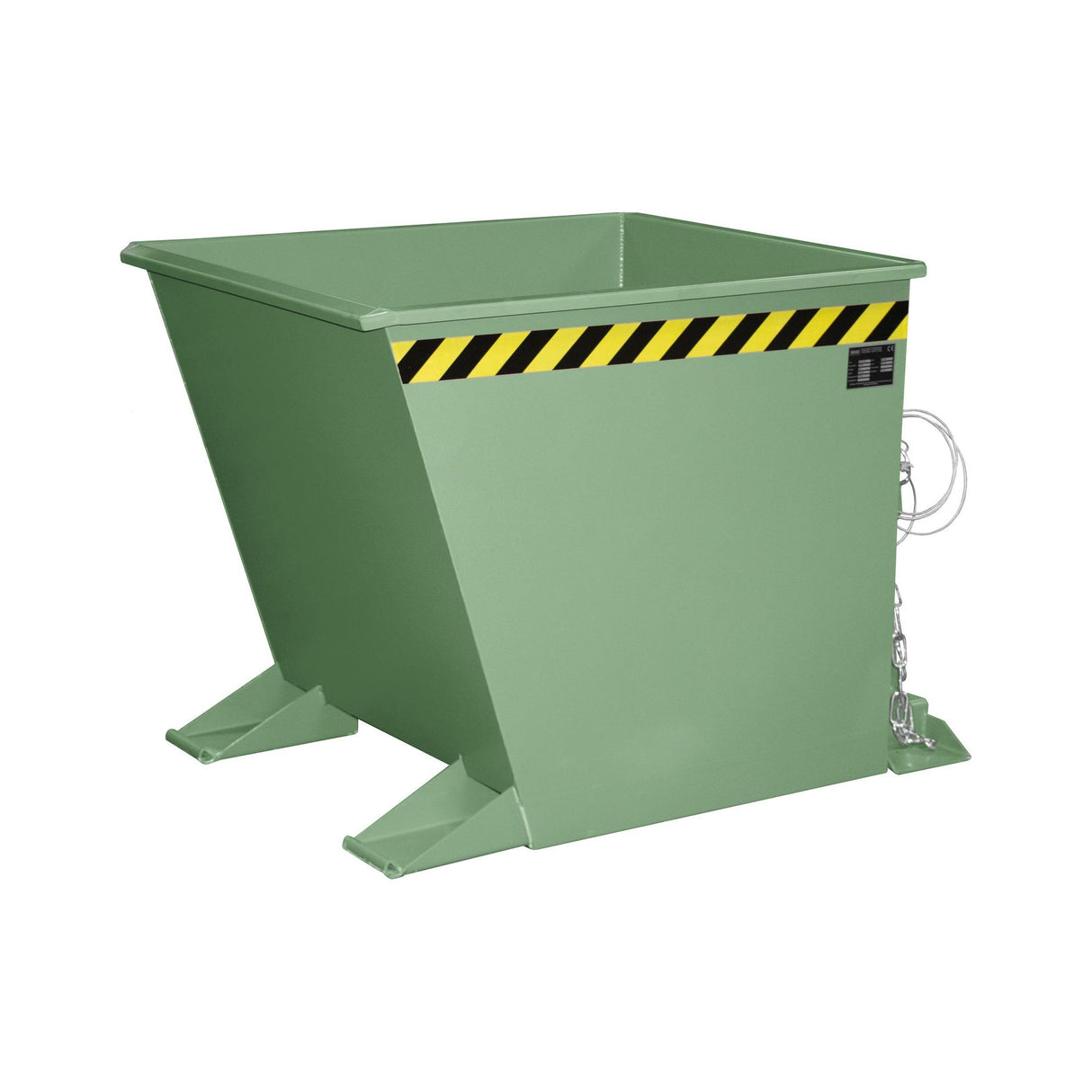 BAUER Südlohn Späne-Kippbehälter Typ SGU-RZ 55 RAL 6011 Resedagrün - Art.-Nr. 4409-31-0000-4