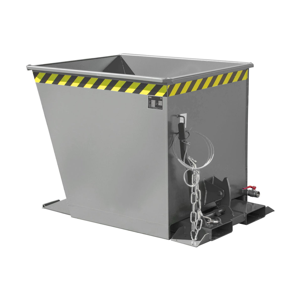 BAUER Südlohn Späne-Kippbehälter Typ SGU-RZ 55 RAL 7005 Mausgrau - Art.-Nr. 4409-31-0000-5