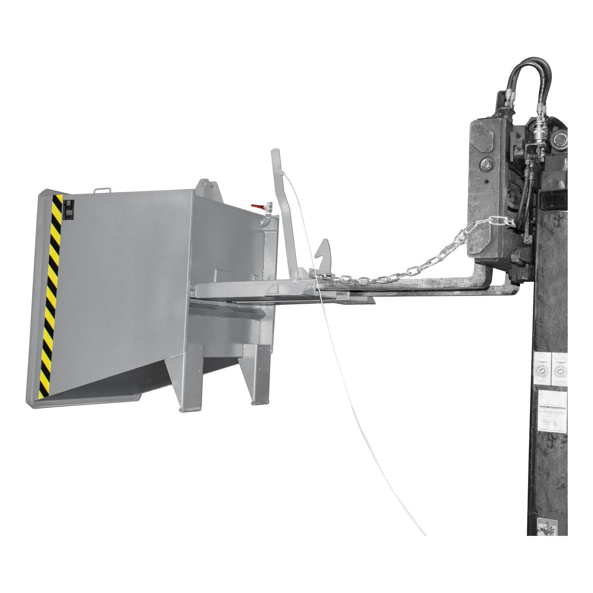 BAUER Südlohn Späne-Kippbehälter Typ SGU-RZ 55 RAL 7005 Mausgrau - Art.-Nr. 4409-31-0000-5