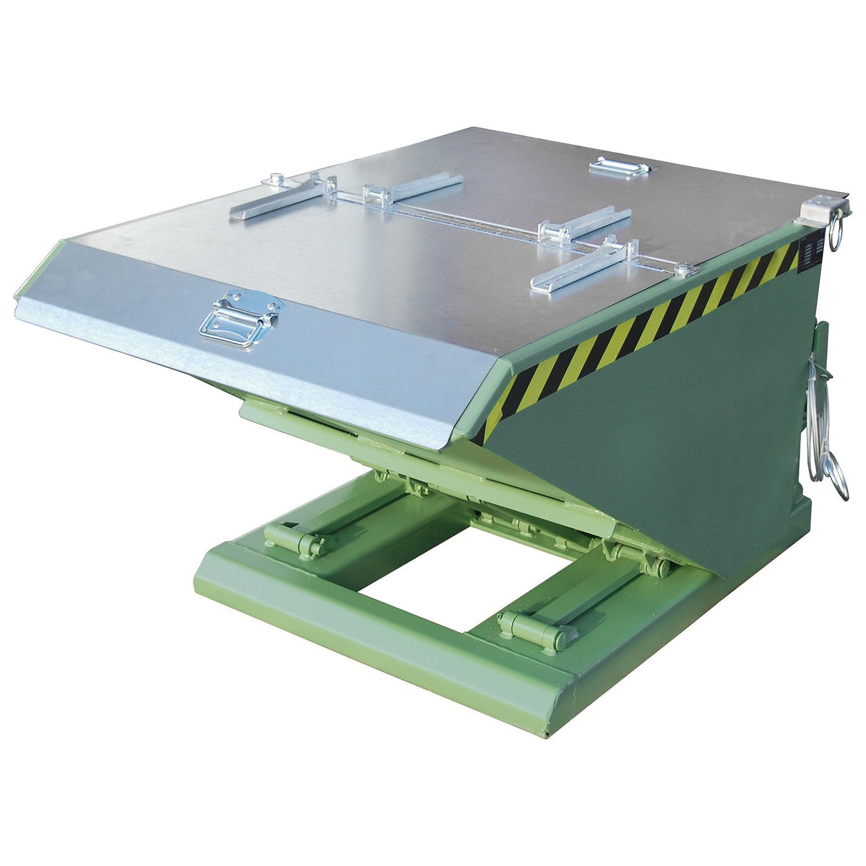 BAUER Südlohn Kippbehälter Typ NK 30 RAL 6011 Resedagrün - Art.-Nr. 4412-01-0000-4