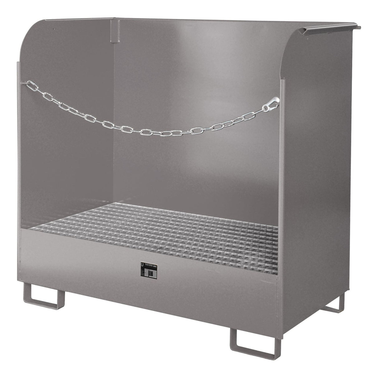 BAUER Südlohn Gefahrstoff-Depot Typ GD-A RAL 7005 Mausgrau - Art.-Nr. 4416-01-0000-5