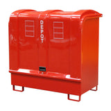 BAUER Südlohn Gefahrstoff-Depot Typ GD-B RAL 3000 Feuerrot - Art.-Nr. 4416-02-0000-2