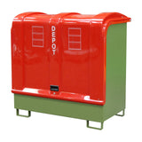 BAUER Südlohn Gefahrstoff-Depot Typ GD-B RAL 6011 Resedagrün - Art.-Nr. 4416-02-0000-4