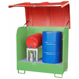 BAUER Südlohn Gefahrstoff-Depot Typ GD-B RAL 6011 Resedagrün - Art.-Nr. 4416-02-0000-4