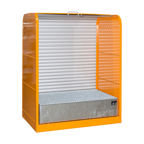 BAUER Südlohn Gefahrstoff-Rollladenschrank Typ RSG-1 RAL 2000 Gelborange - Art.-Nr. 4416-30-0000-1