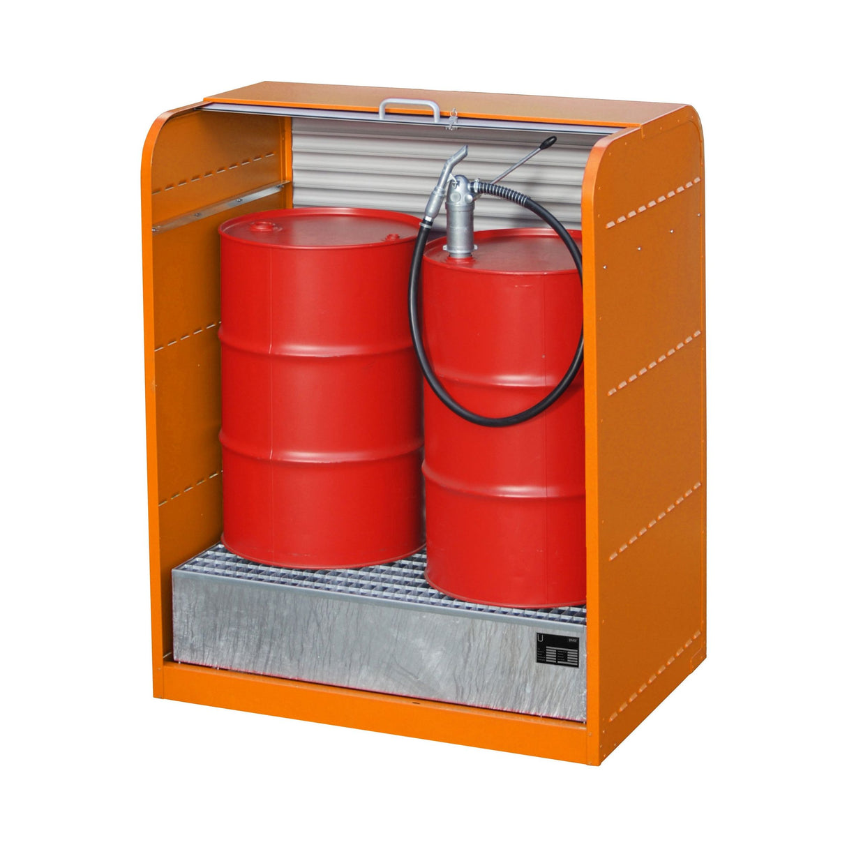 BAUER Südlohn Gefahrstoff-Rollladenschrank Typ RSG-1 RAL 2000 Gelborange - Art.-Nr. 4416-30-0000-1