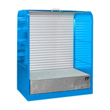 BAUER Südlohn Gefahrstoff-Rollladenschrank Typ RSG-1 RAL 5012 Lichtblau - Art.-Nr. 4416-30-0000-3