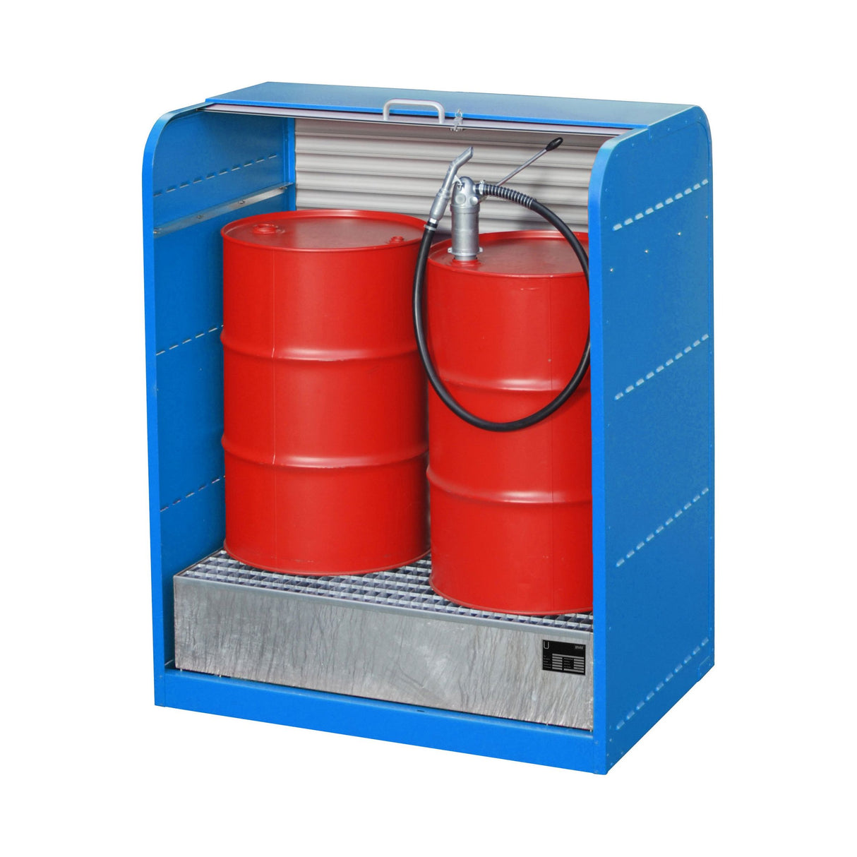 BAUER Südlohn Gefahrstoff-Rollladenschrank Typ RSG-1 RAL 5012 Lichtblau - Art.-Nr. 4416-30-0000-3