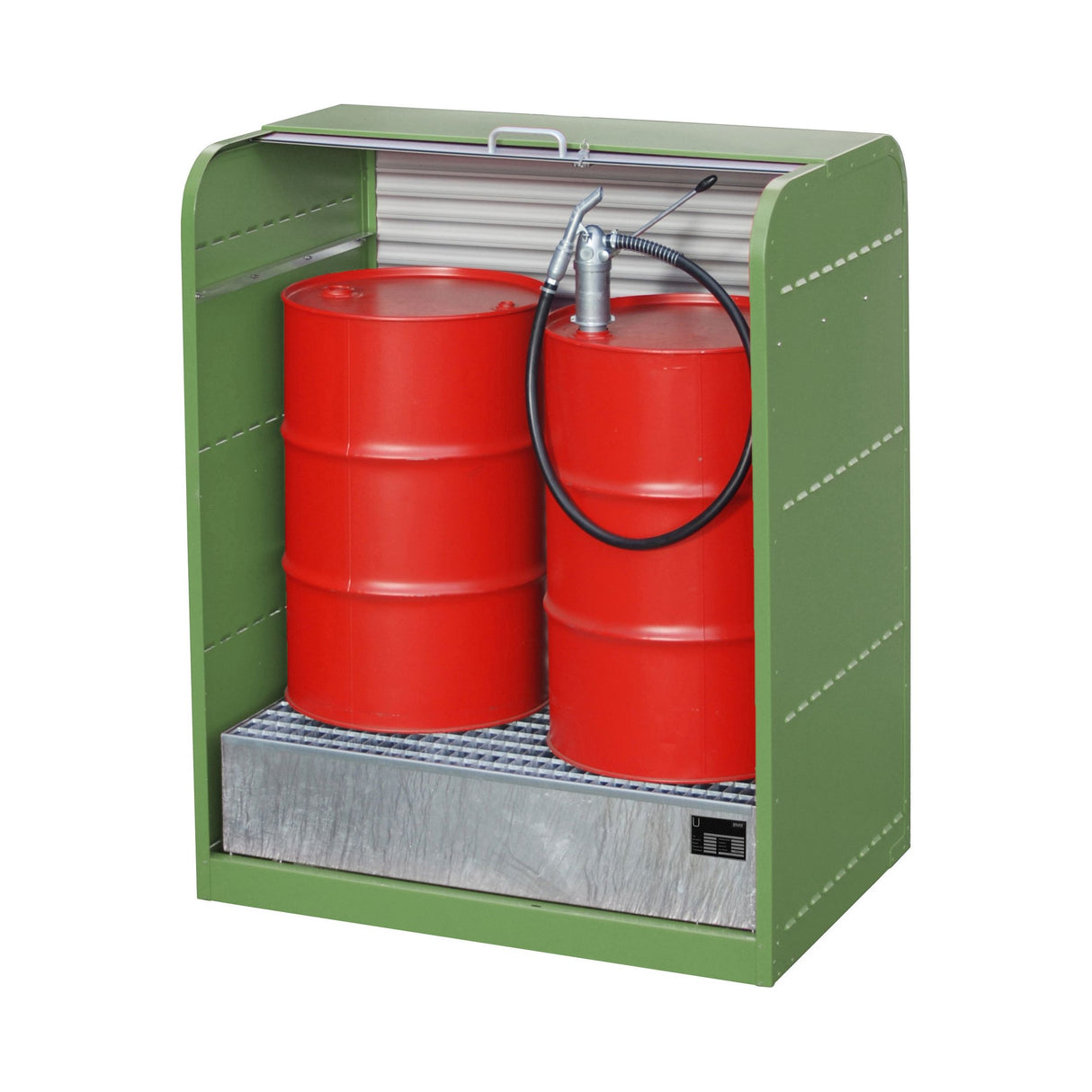 BAUER Südlohn Gefahrstoff-Rollladenschrank Typ RSG-1 RAL 6011 Resedagrün - Art.-Nr. 4416-30-0000-4