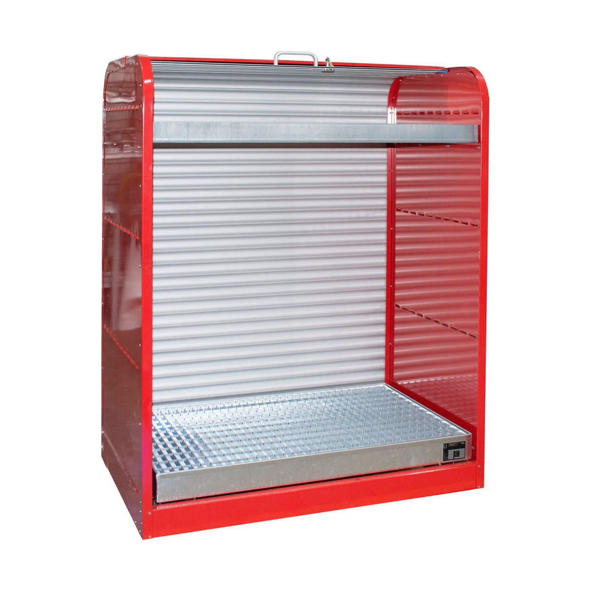 BAUER Südlohn Gefahrstoff-Rollladenschrank Typ RSG-3 RAL 3000 Feuerrot - Art.-Nr. 4416-30-2000-2