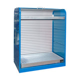 BAUER Südlohn Gefahrstoff-Rollladenschrank Typ RSG-3 RAL 5012 Lichtblau - Art.-Nr. 4416-30-2000-3