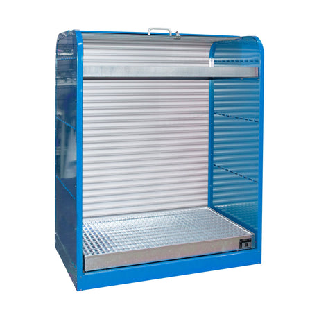 BAUER Südlohn Gefahrstoff-Rollladenschrank Typ RSG-3 RAL 5012 Lichtblau - Art.-Nr. 4416-30-2000-3