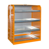 BAUER Südlohn Gefahrstoff-Rollladenschrank Typ RSG-4 RAL 2000 Gelborange - Art.-Nr. 4416-30-3000-1