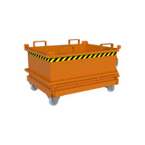 BAUER Südlohn Mini-Klappbodenbehälter Typ MSB 250 RAL 2000 Gelborange - Art.-Nr. 4417-11-0000-1