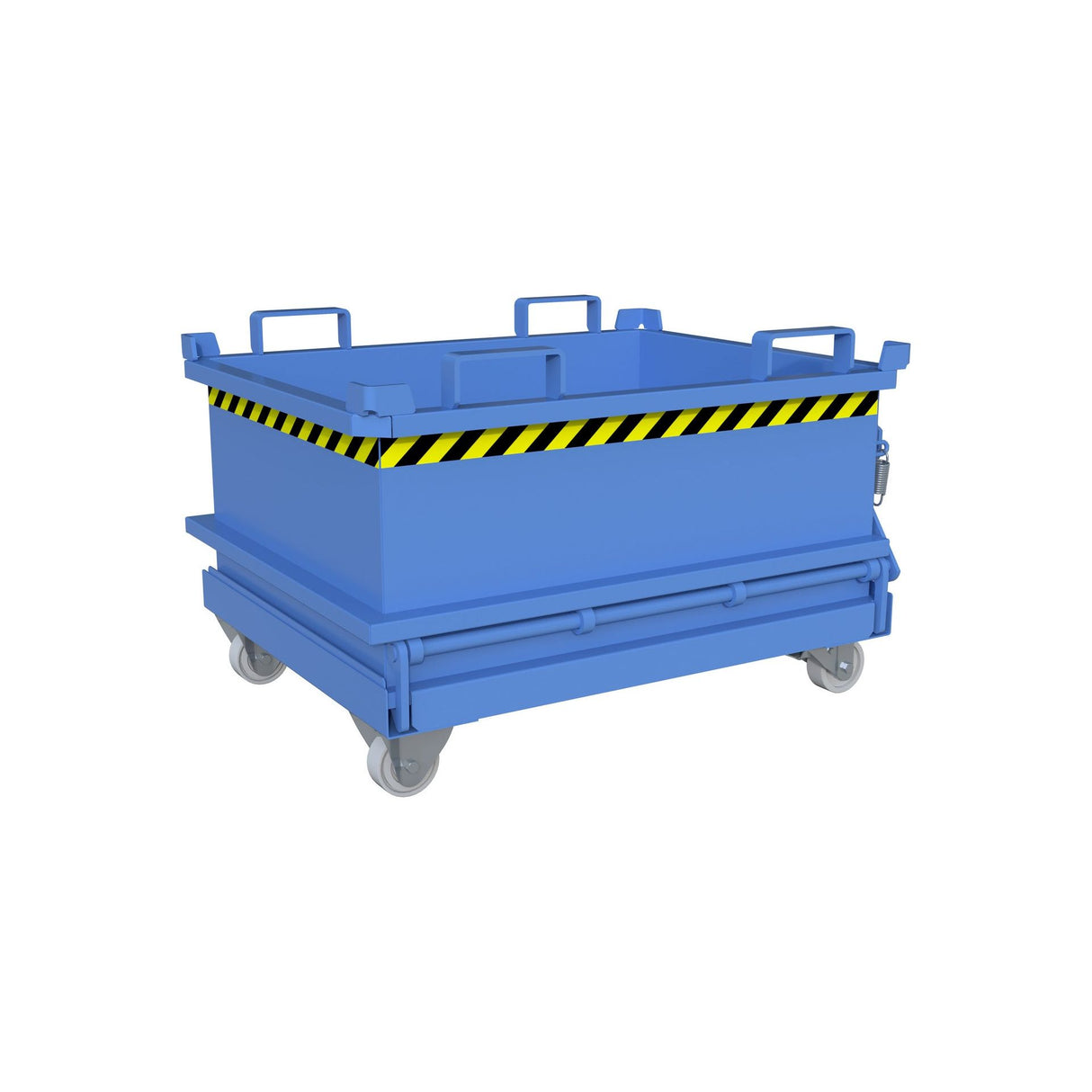 BAUER Südlohn Mini-Klappbodenbehälter Typ MSB 250 RAL 5012 Lichtblau - Art.-Nr. 4417-11-0000-3