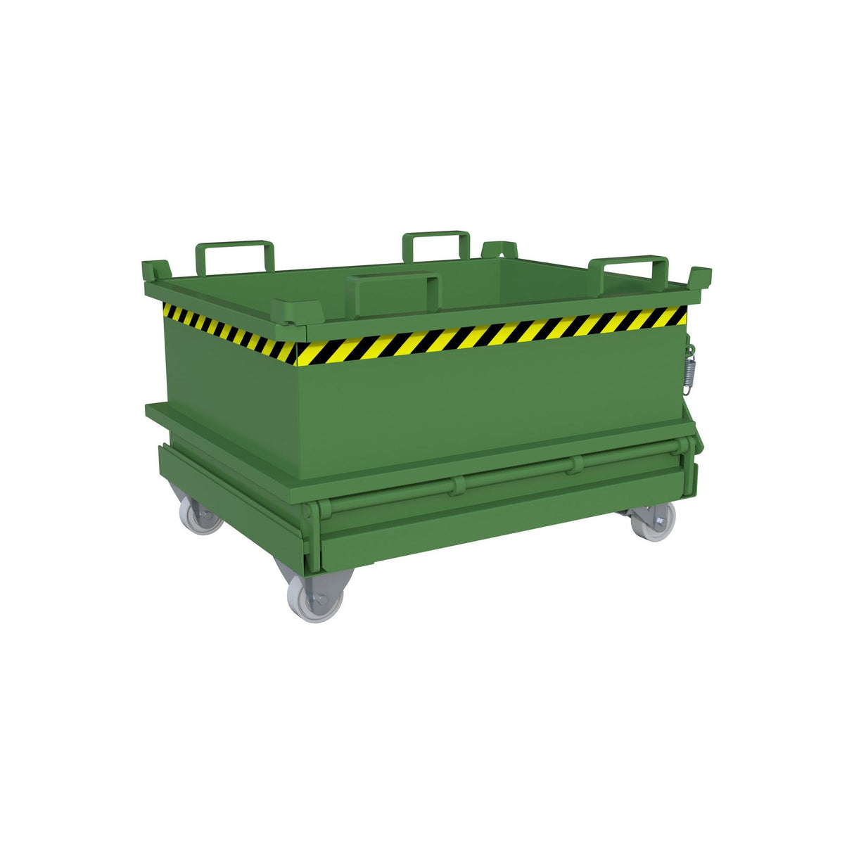 BAUER Südlohn Mini-Klappbodenbehälter Typ MSB 250 RAL 6011 Resedagrün - Art.-Nr. 4417-11-0000-4