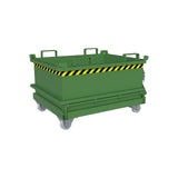 BAUER Südlohn Mini-Klappbodenbehälter Typ MSB 250 RAL 6011 Resedagrün - Art.-Nr. 4417-11-0000-4