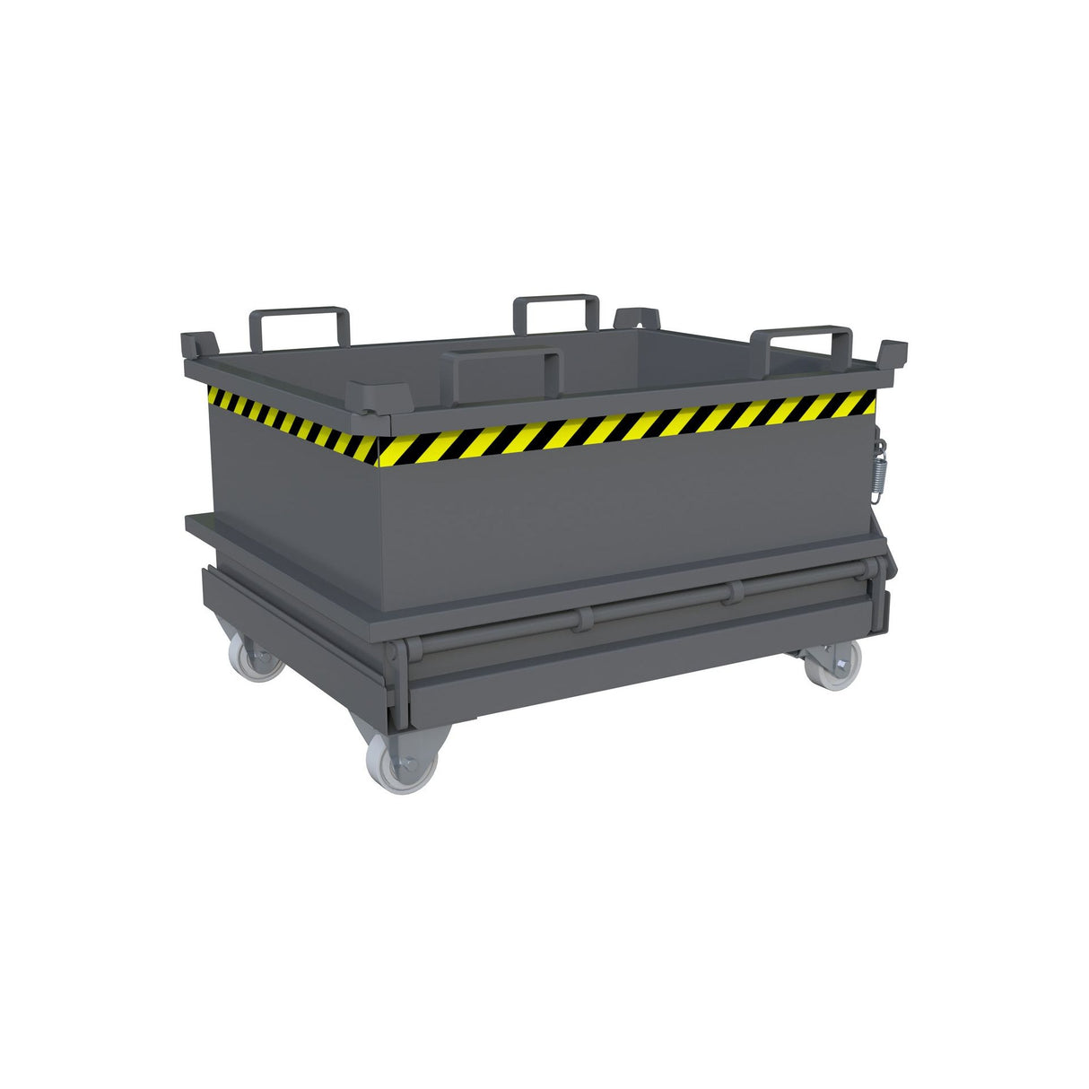 BAUER Südlohn Mini-Klappbodenbehälter Typ MSB 250 RAL 7005 Mausgrau - Art.-Nr. 4417-11-0000-5