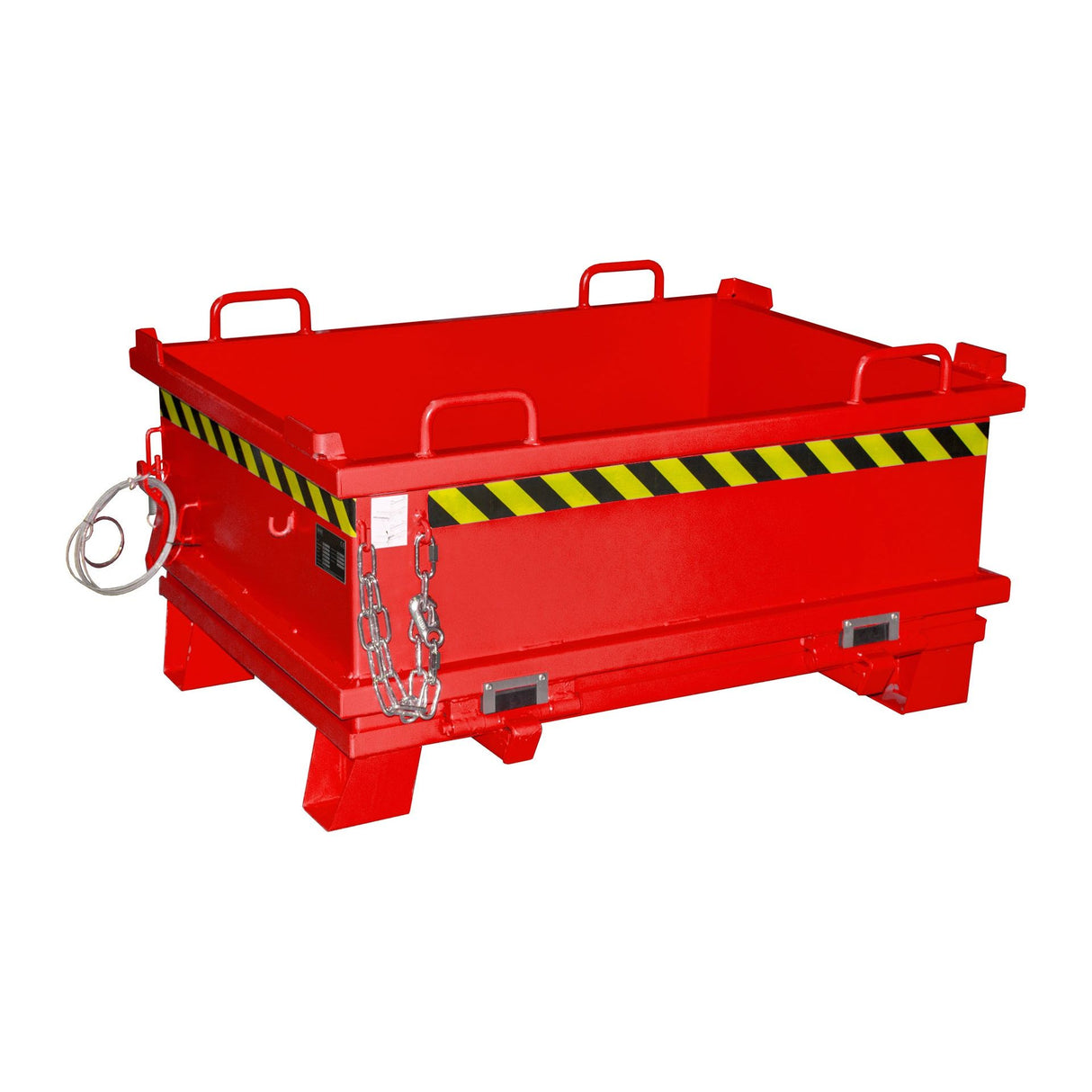 BAUER Südlohn Klappbodenbehälter Typ SB 500 RAL 3000 Feuerrot - Art.-Nr. 4417-13-0000-2