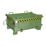 BAUER Südlohn Klappbodenbehälter Typ SB 500 RAL 6011 Resedagrün - Art.-Nr. 4417-13-0000-4