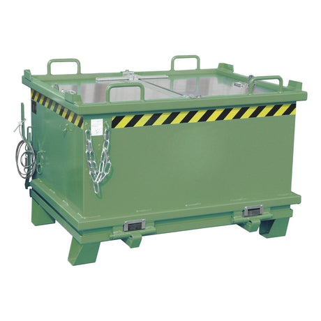 BAUER Südlohn Klappbodenbehälter Typ SB 750 RAL 6011 Resedagrün - Art.-Nr. 4417-14-0000-4