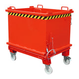 BAUER Südlohn Klappbodenbehälter Typ SB 1000 RAL 3000 Feuerrot - Art.-Nr. 4417-15-0000-2