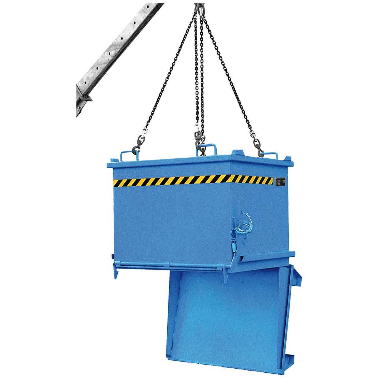 BAUER Südlohn Klappbodenbehälter Typ SB 1000 RAL 5012 Lichtblau - Art.-Nr. 4417-15-0000-3