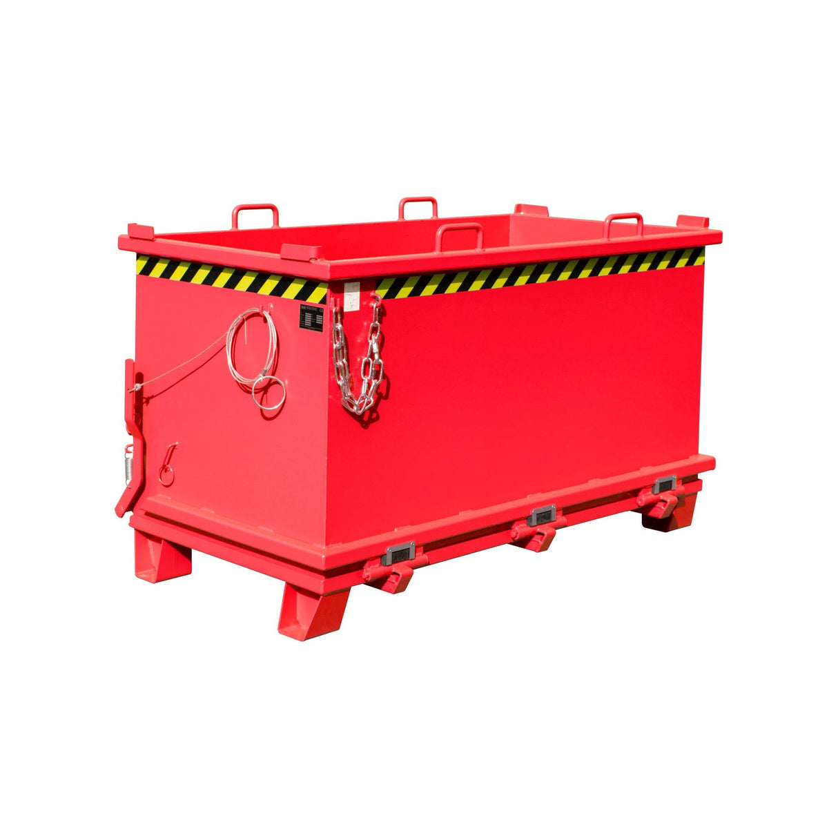 BAUER Südlohn Klappbodenbehälter Typ SB 1500 RAL 3000 Feuerrot - Art.-Nr. 4417-16-0000-2