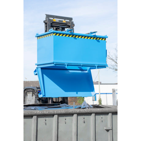 BAUER Südlohn Klappbodenbehälter Typ SB 1500 RAL 5012 Lichtblau - Art.-Nr. 4417-16-0000-3