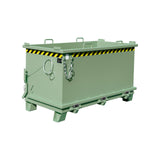 BAUER Südlohn Klappbodenbehälter Typ SB 1500 RAL 6011 Resedagrün - Art.-Nr. 4417-16-0000-4