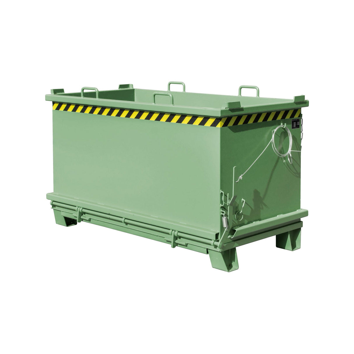 BAUER Südlohn Klappbodenbehälter Typ SB 1500 RAL 6011 Resedagrün - Art.-Nr. 4417-16-0000-4