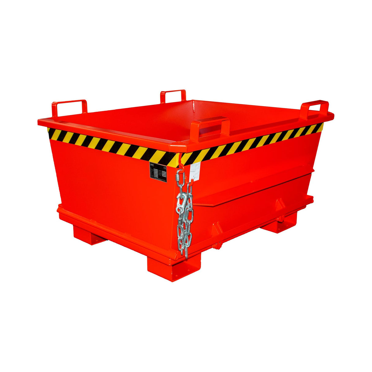 BAUER Südlohn Klappbodenbehälter Typ BKB 500 RAL 3000 Feuerrot - Art.-Nr. 4417-18-0000-2