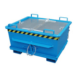 BAUER Südlohn Klappbodenbehälter Typ BKB 500 RAL 5012 Lichtblau - Art.-Nr. 4417-18-0000-3