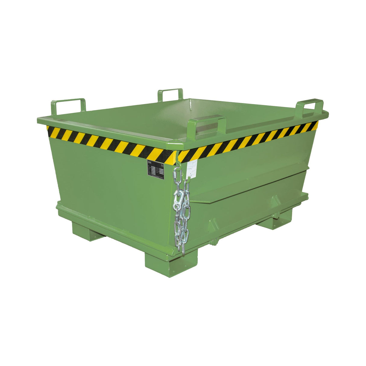 BAUER Südlohn Klappbodenbehälter Typ BKB 500 RAL 6011 Resedagrün - Art.-Nr. 4417-18-0000-4