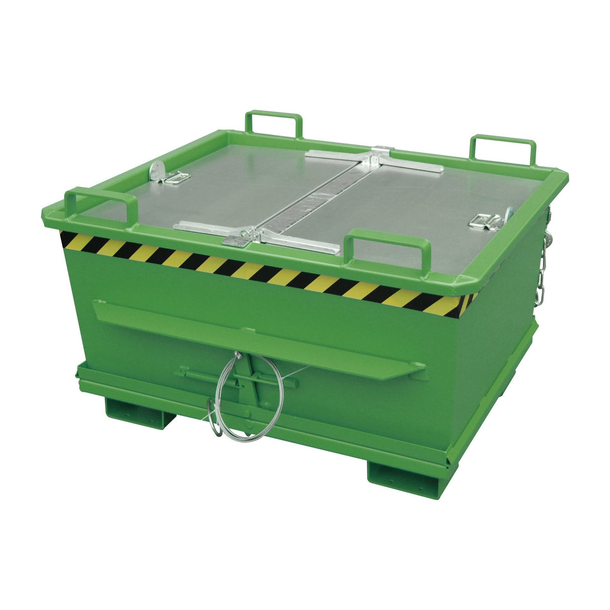 BAUER Südlohn Klappbodenbehälter Typ BKB 500 RAL 6011 Resedagrün - Art.-Nr. 4417-18-0000-4