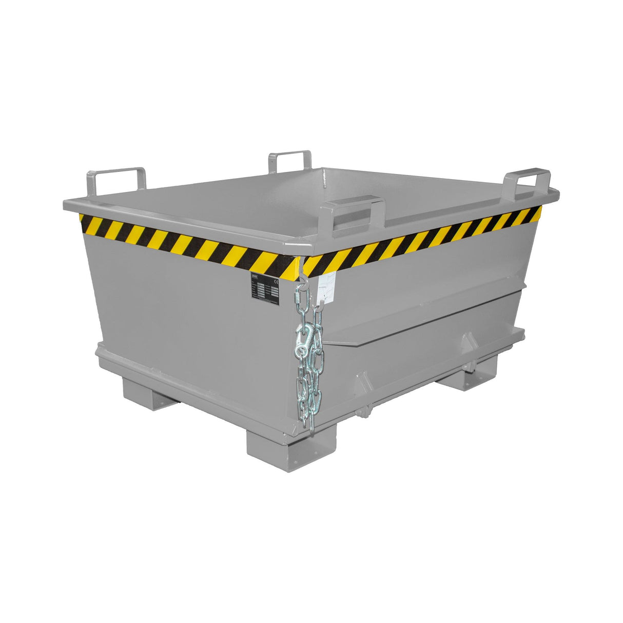 BAUER Südlohn Klappbodenbehälter Typ BKB 500 RAL 7005 Mausgrau - Art.-Nr. 4417-18-0000-5