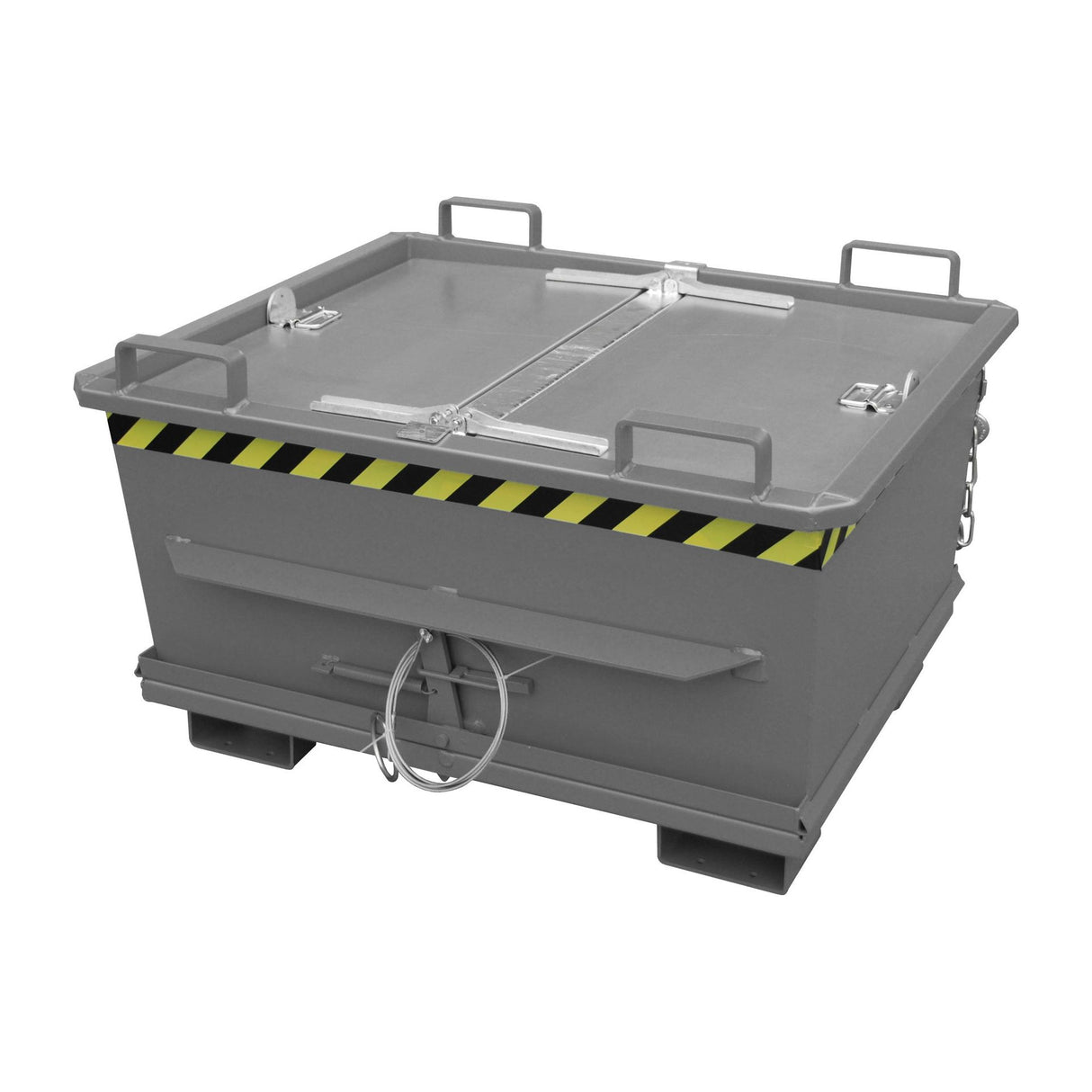 BAUER Südlohn Klappbodenbehälter Typ BKB 500 RAL 7005 Mausgrau - Art.-Nr. 4417-18-0000-5