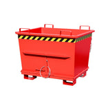 BAUER Südlohn Klappbodenbehälter Typ BKB 700 RAL 3000 Feuerrot - Art.-Nr. 4417-19-0000-2