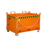 BAUER Südlohn Klappbodenbehälter Typ FB 500 RAL 2000 Gelborange - Art.-Nr. 4417-25-6000-1