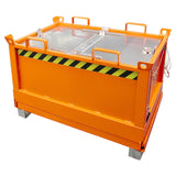 BAUER Südlohn Klappbodenbehälter Typ FB 500 RAL 2000 Gelborange - Art.-Nr. 4417-25-6000-1