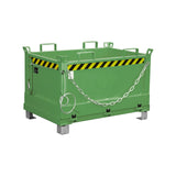 BAUER Südlohn Klappbodenbehälter Typ FB 500 RAL 6011 Resedagrün - Art.-Nr. 4417-25-6000-4