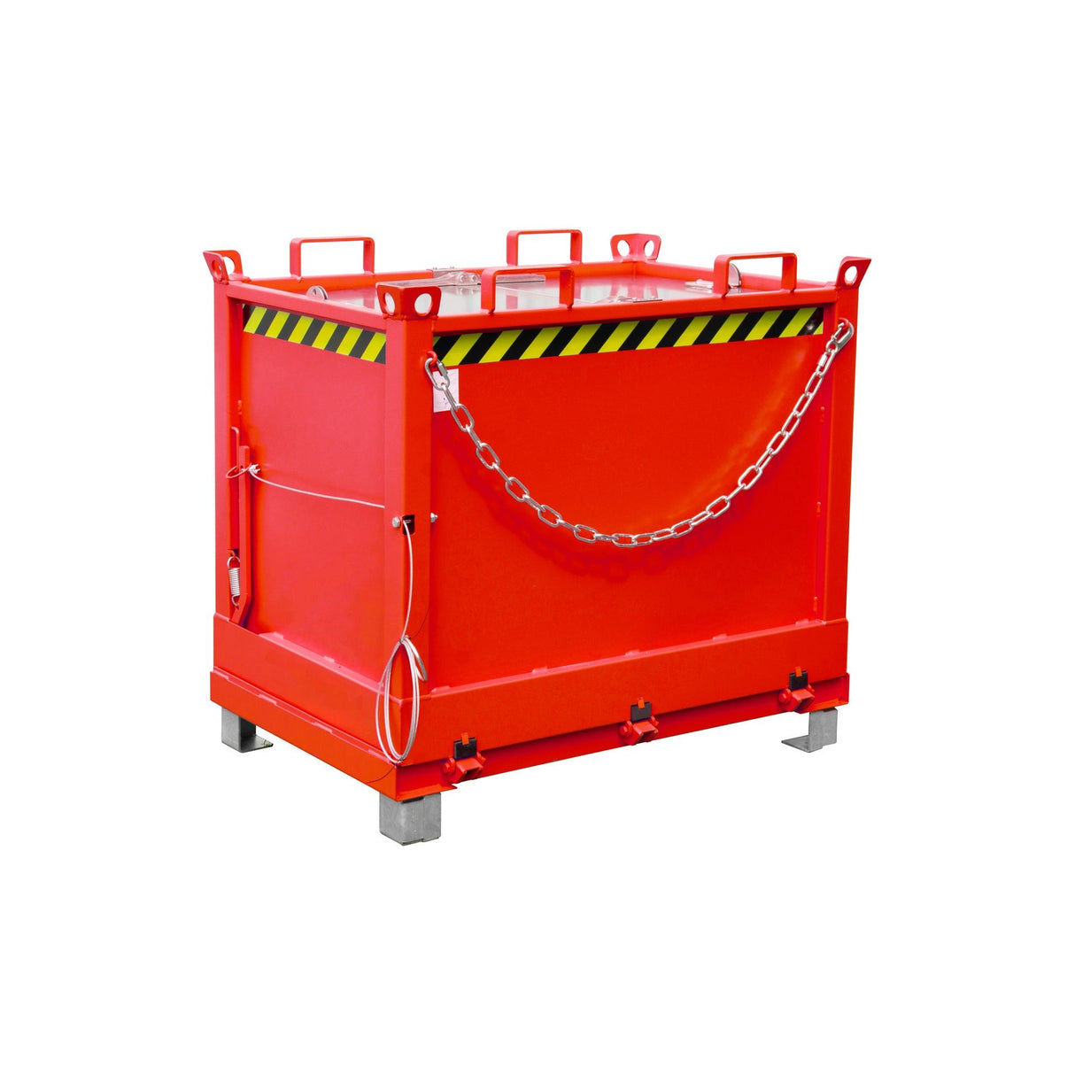 BAUER Südlohn Klappbodenbehälter Typ FB 750 RAL 3000 Feuerrot - Art.-Nr. 4417-29-6000-2