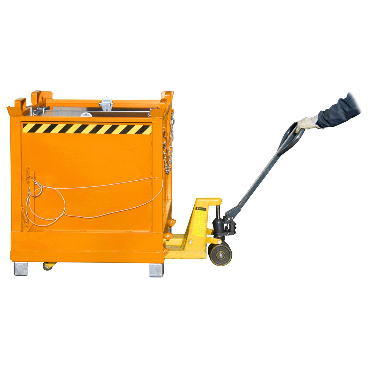 BAUER Südlohn Klappbodenbehälter Typ FB 1000 RAL 2000 Gelborange - Art.-Nr. 4417-33-6000-1