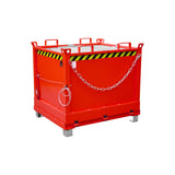 BAUER Südlohn Klappbodenbehälter Typ FB 1000 RAL 3000 Feuerrot - Art.-Nr. 4417-33-6000-2