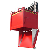 BAUER Südlohn Klappbodenbehälter Typ FB 1000 RAL 3000 Feuerrot - Art.-Nr. 4417-33-6000-2