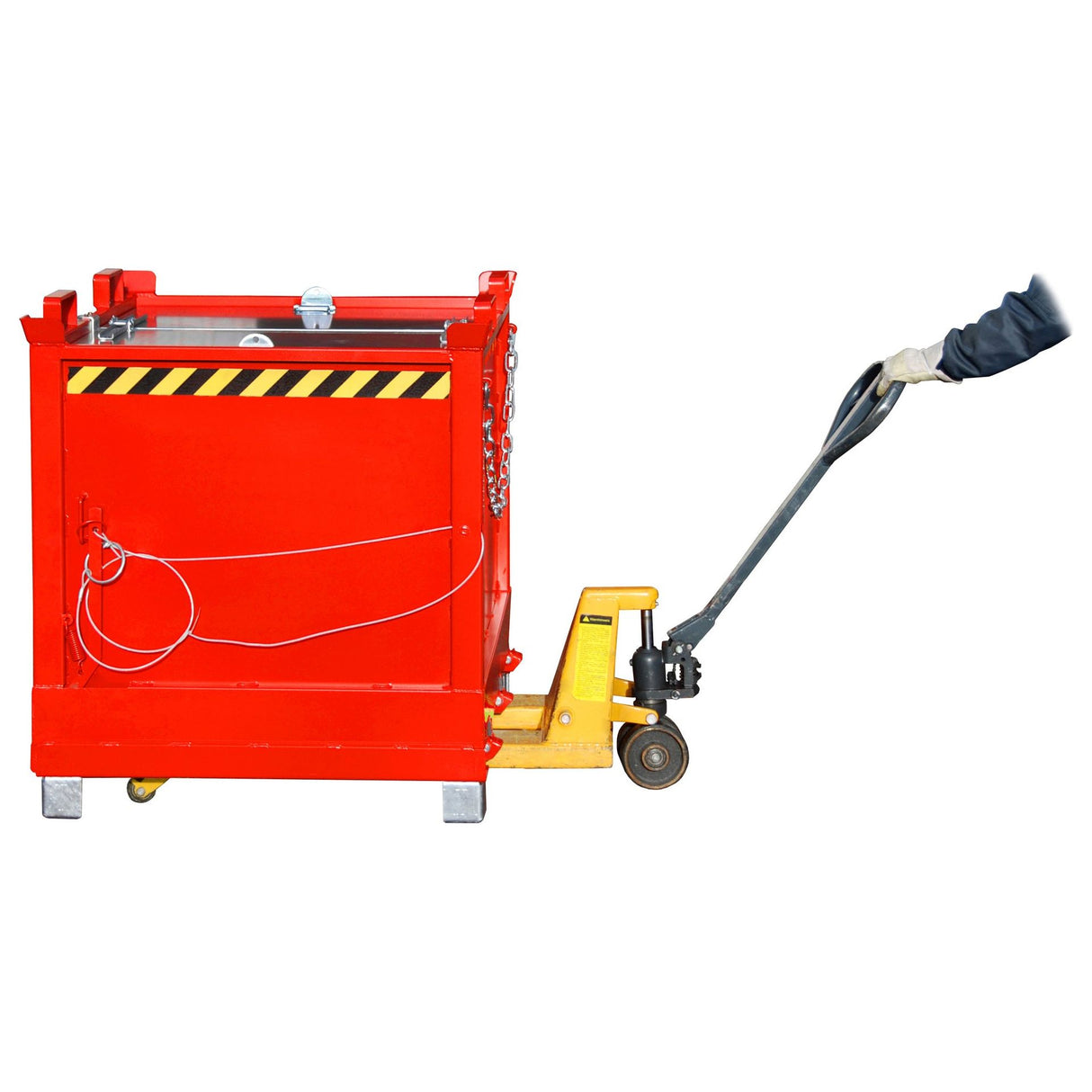 BAUER Südlohn Klappbodenbehälter Typ FB 1000 RAL 3000 Feuerrot - Art.-Nr. 4417-33-6000-2