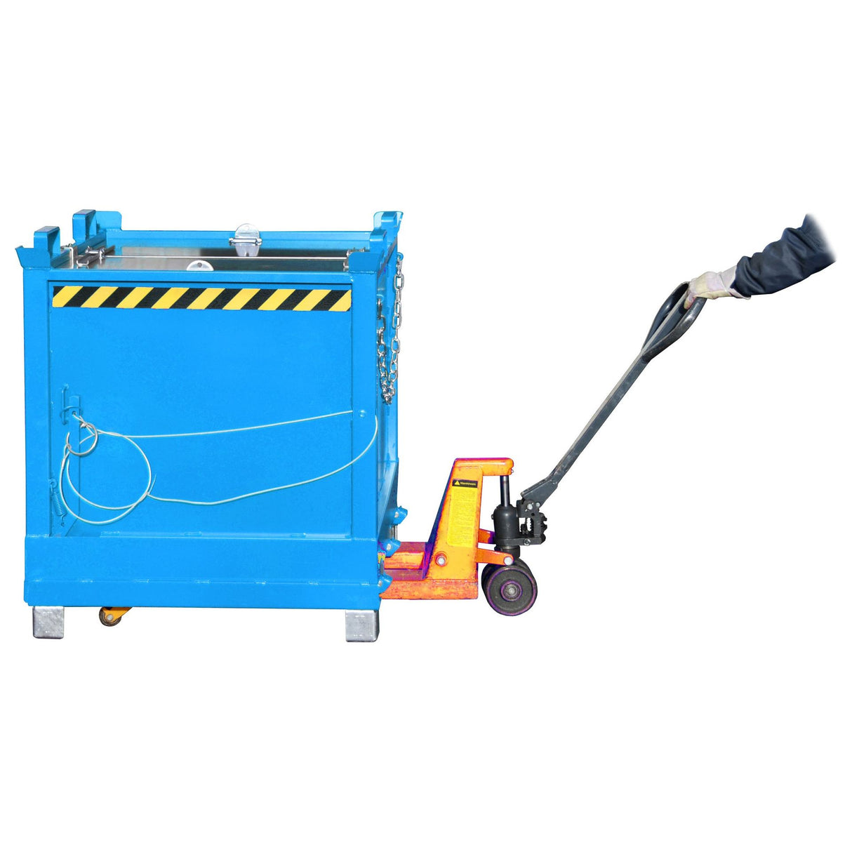 BAUER Südlohn Klappbodenbehälter Typ FB 1000 RAL 5012 Lichtblau - Art.-Nr. 4417-33-6000-3